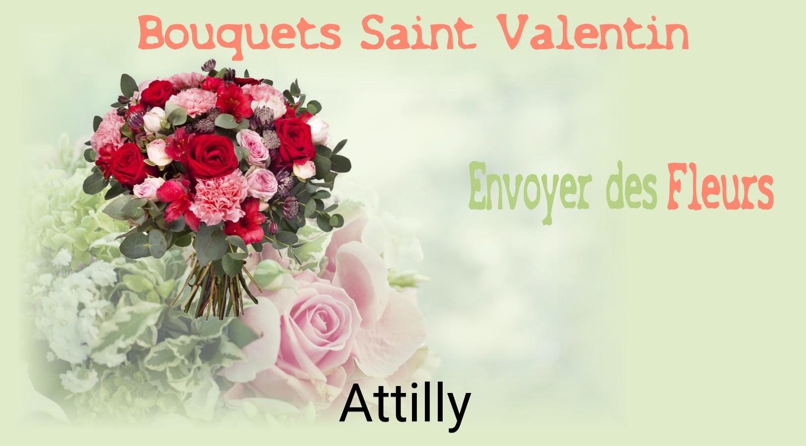 Roses de Saint-Valentin livrées à Attilly